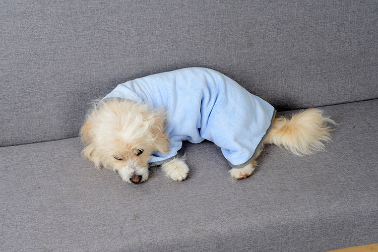 Quick-drying Pet Absorbent Bathrobe Pet Bath Towel