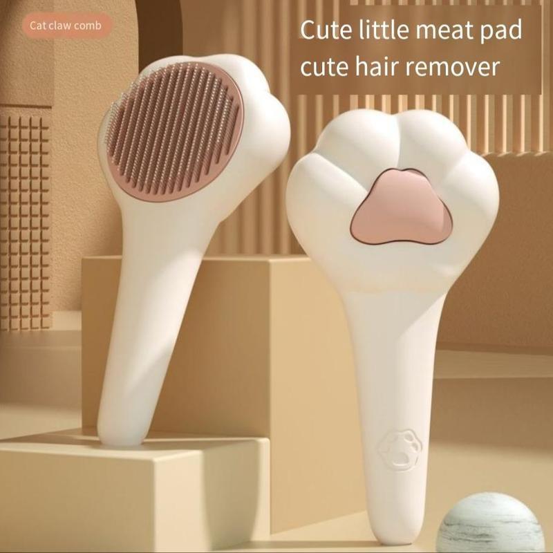 Pet Massage Hair Removal Comb, Paw ShapedPet Grooming Brush, Dog & Cat Grooming Supplies