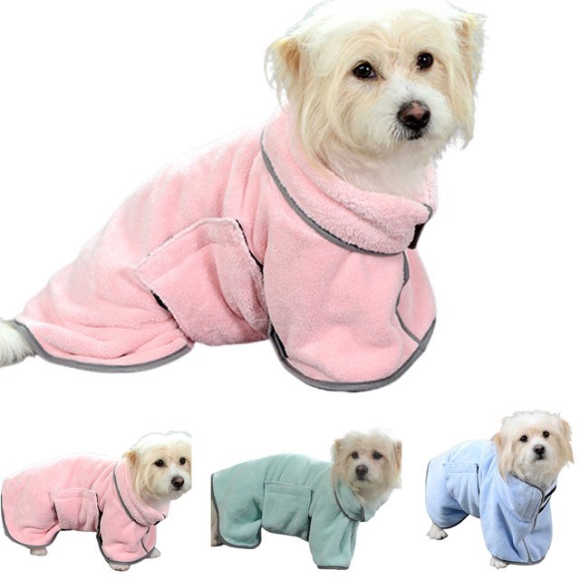 Quick-drying Pet Absorbent Bathrobe Pet Bath Towel