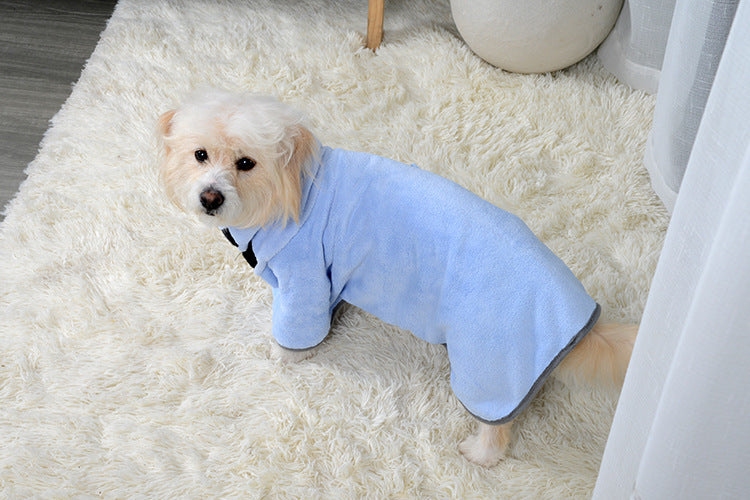 Quick-drying Pet Absorbent Bathrobe Pet Bath Towel