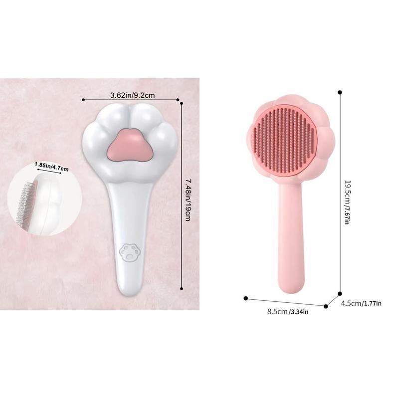 Pet Massage Hair Removal Comb, Paw ShapedPet Grooming Brush, Dog & Cat Grooming Supplies