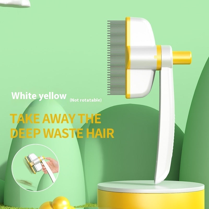 Cat Comb Tie Removal Floating Hair Magic Long Hair Pet Self-Cleaning Row Dog Cat Comb Grooming Supplies Grooming Flea Removal Brush Pets Products