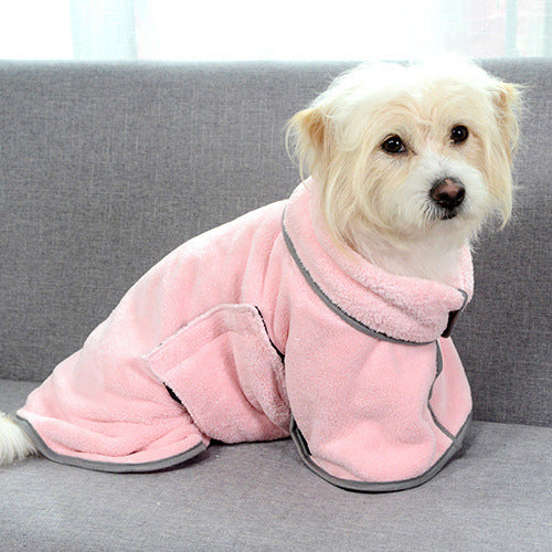 Quick-drying Pet Absorbent Bathrobe Pet Bath Towel