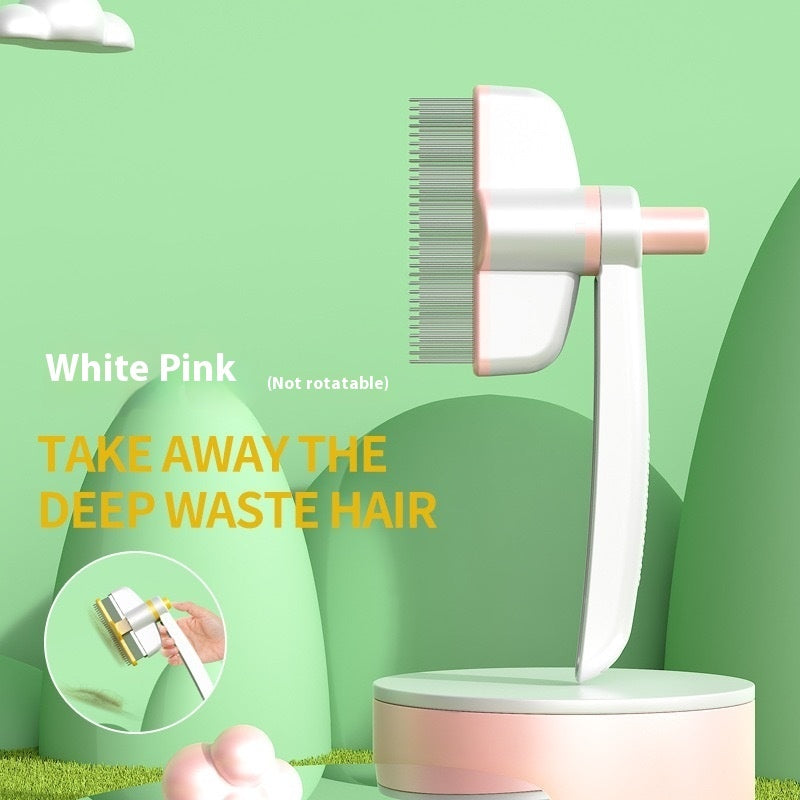 Cat Comb Tie Removal Floating Hair Magic Long Hair Pet Self-Cleaning Row Dog Cat Comb Grooming Supplies Grooming Flea Removal Brush Pets Products