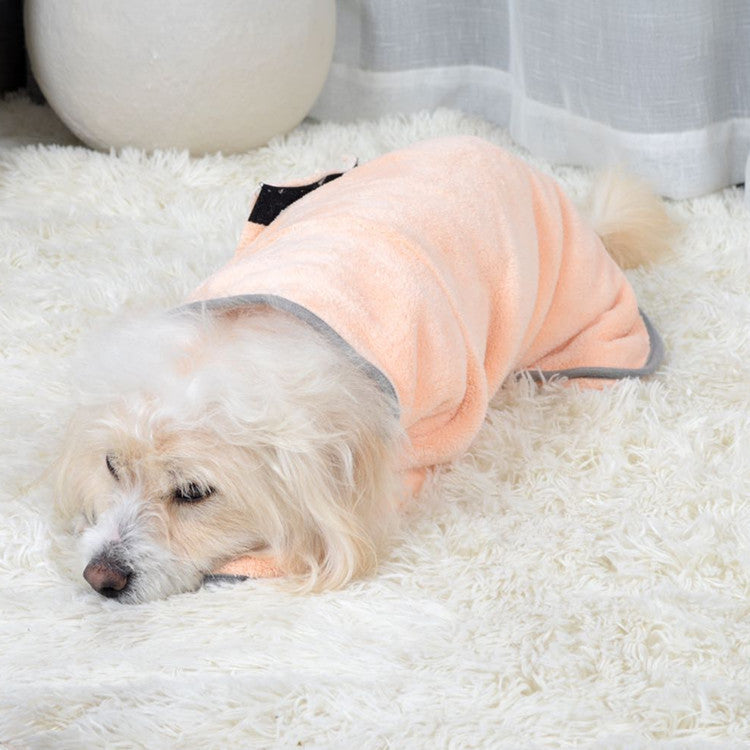 Quick-drying Pet Absorbent Bathrobe Pet Bath Towel