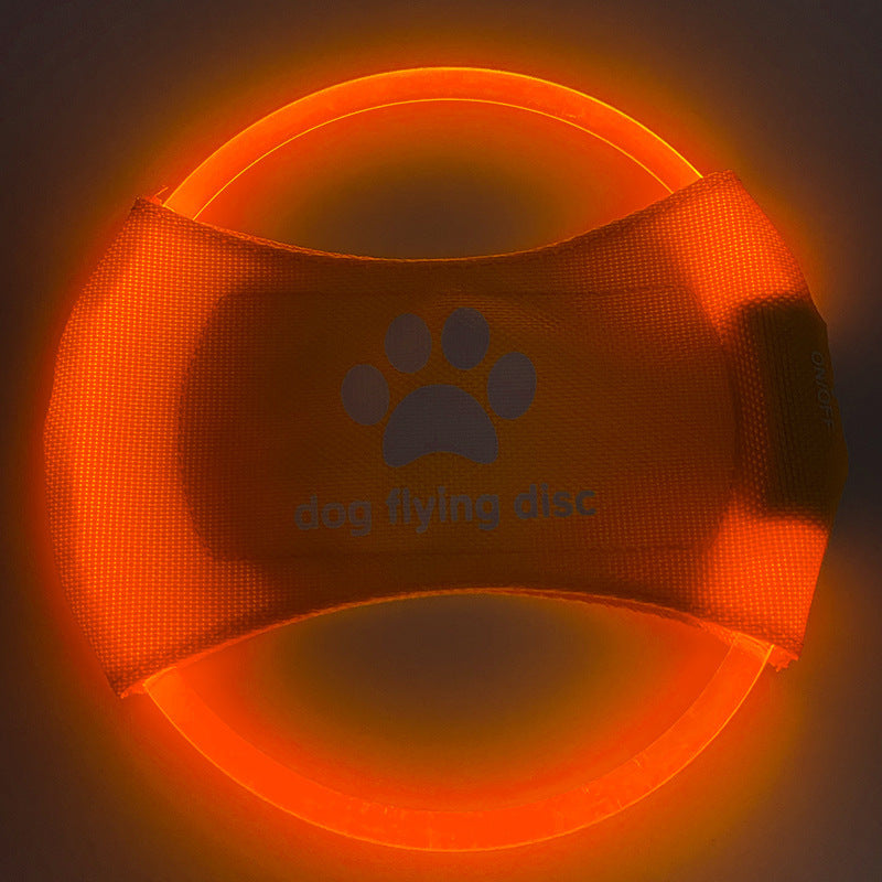 Dog Flying Discs Light Glowing LED Luminous Trainning Interactive Toys Game Flying Discs Dog Toy Pet Dog Accessories Pet Products