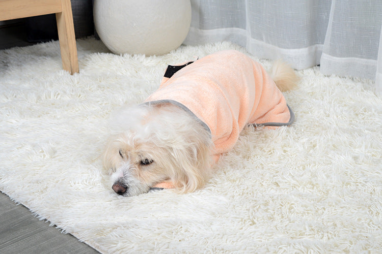 Quick-drying Pet Absorbent Bathrobe Pet Bath Towel