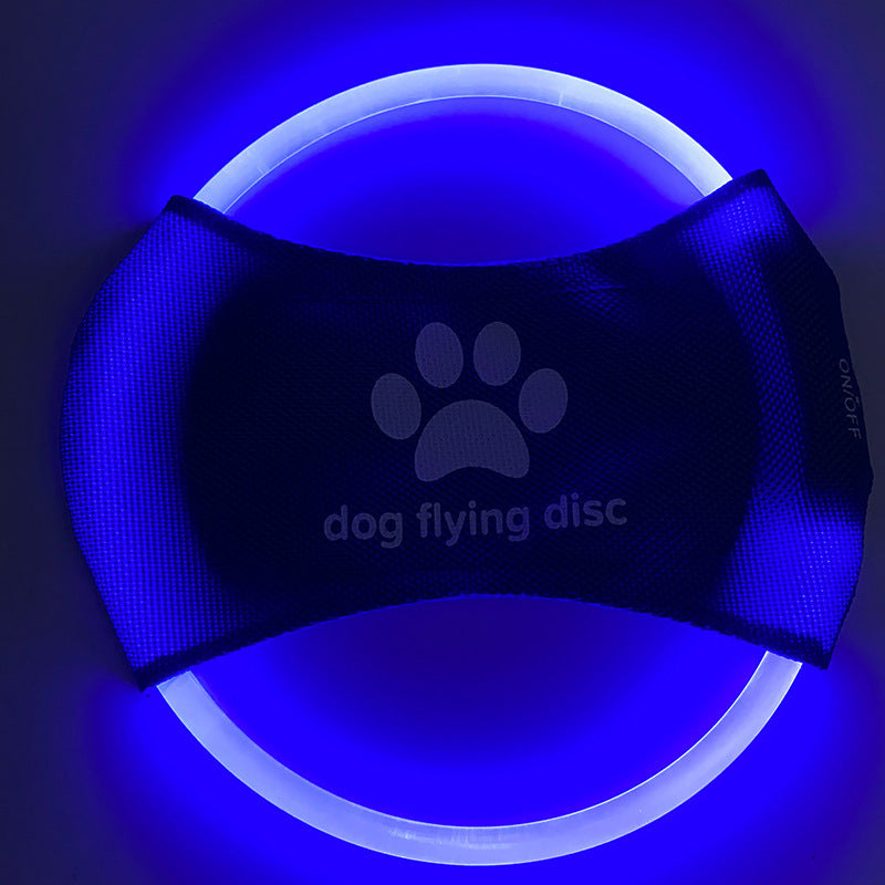 Dog Flying Discs Light Glowing LED Luminous Trainning Interactive Toys Game Flying Discs Dog Toy Pet Dog Accessories Pet Products