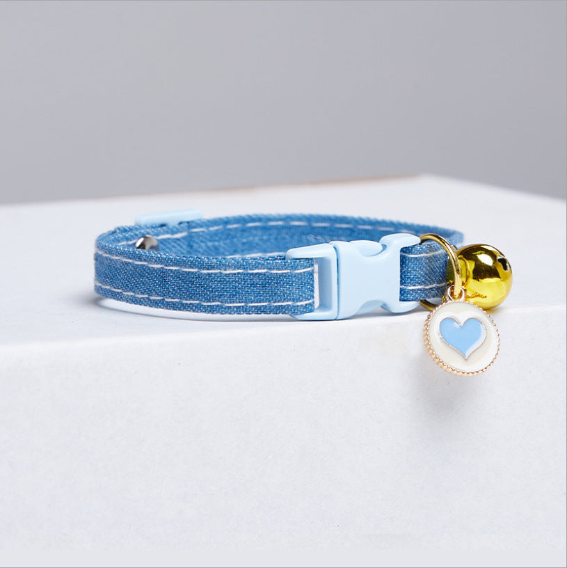 Cat Collar Cute Bell Polka Dot Small Dog