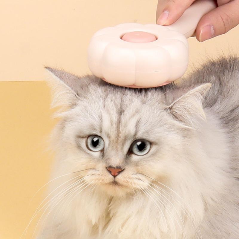 Pet Massage Hair Removal Comb, Paw ShapedPet Grooming Brush, Dog & Cat Grooming Supplies