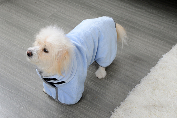 Quick-drying Pet Absorbent Bathrobe Pet Bath Towel