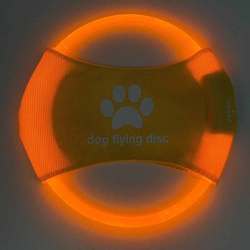 Dog Flying Discs Light Glowing LED Luminous Trainning Interactive Toys Game Flying Discs Dog Toy Pet Dog Accessories Pet Products