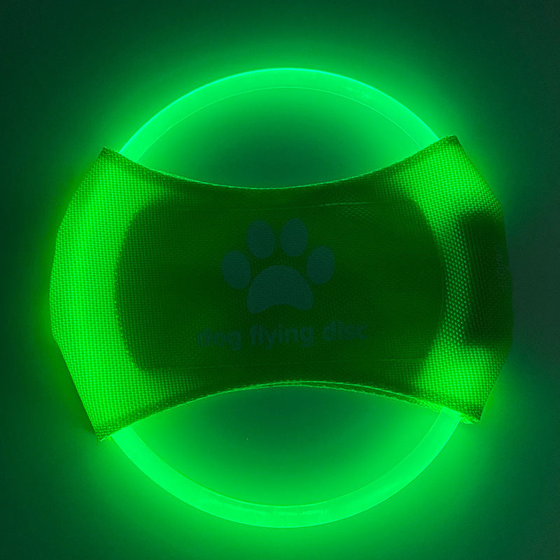 Dog Flying Discs Light Glowing LED Luminous Trainning Interactive Toys Game Flying Discs Dog Toy Pet Dog Accessories Pet Products